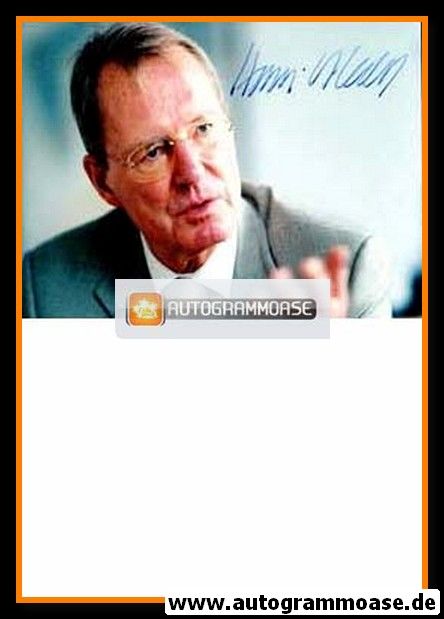 Autogramm Wirtschaft | Hans Olaf HENKEL | 2000er Foto (Portrait Color)