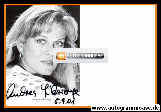 Autogramm Schauspieler | Andrea L´ARRONGE | 1980er (Portrait SW) 2