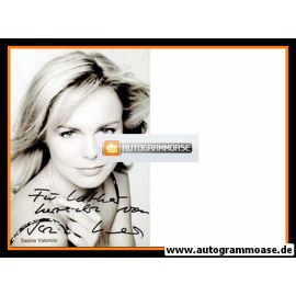 Autogramm Schauspieler | Saskia VALENCIA | 1980er (Portrait SW)