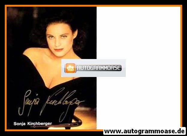 Autogramm Schauspieler | Sonja KIRCHBERGER | 1990er (Portrait Color)