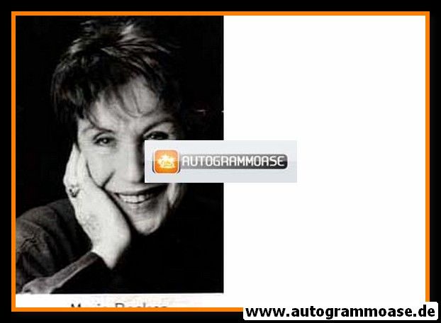 Autogramm Schauspieler | Maria BECKER | 1990er (Portrait SW)