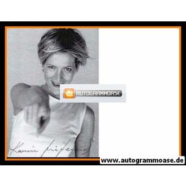 Autogramm Schauspieler | Karin GIEGERICH | 1990er (Portrait SW)