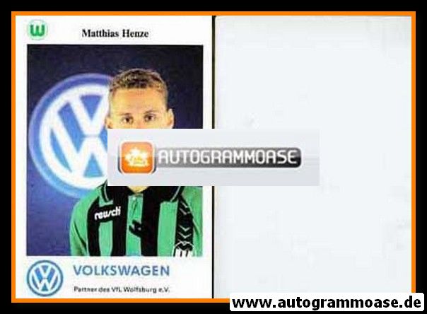 Autogramm Fussball | VfL Wolfsburg | 1995 | Matthias HENZE