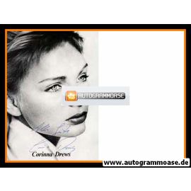 Autogramm Schauspieler | Corinna DREWS | 1990er (Portrait SW)