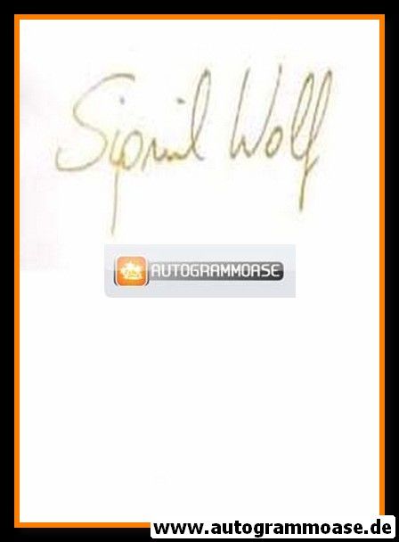 Autograph Ski Alpin | Sigrid WOLF