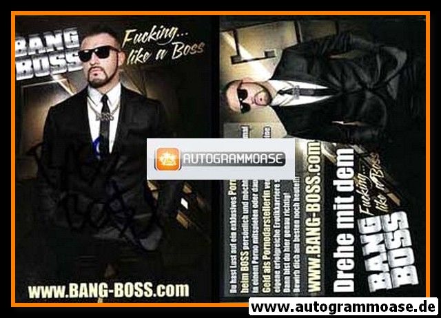 Autogramm Erotik | BANG BOSS | 2010er (Portrait Color)