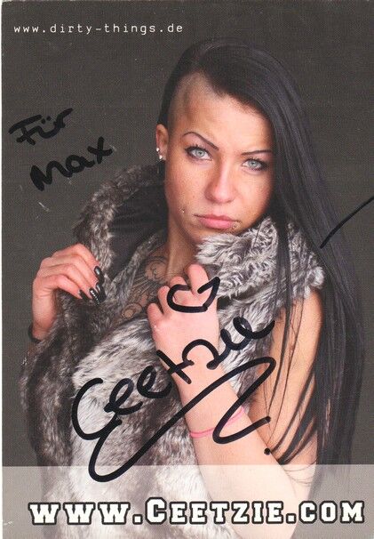 Autogramm Erotik | CEETZIE | 2010er (Portrait Color) Dirty Things