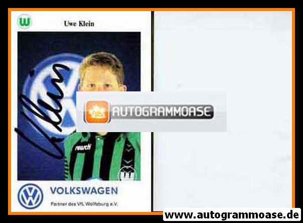 Autogramm Fussball | VfL Wolfsburg | 1995 | Uwe KLEIN