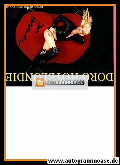 Autogramm Erotik | DORO HOTBLONDIE | 2010er (Portrait Color) 2