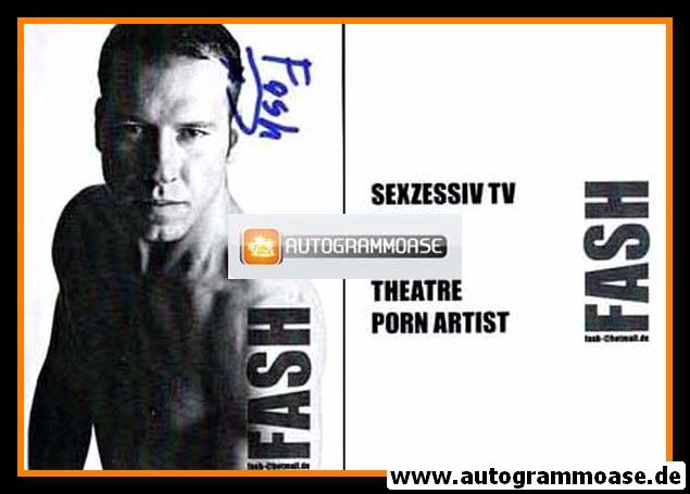 Autogramm Erotik | FASH | 2010er (Portrait SW)
