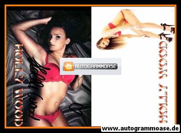 Autogramm Erotik | HOLLY WOOD | 2010er (Portrait Color)