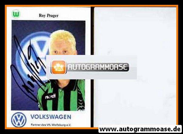 Autogramm Fussball | VfL Wolfsburg | 1995 | Roy PRÄGER