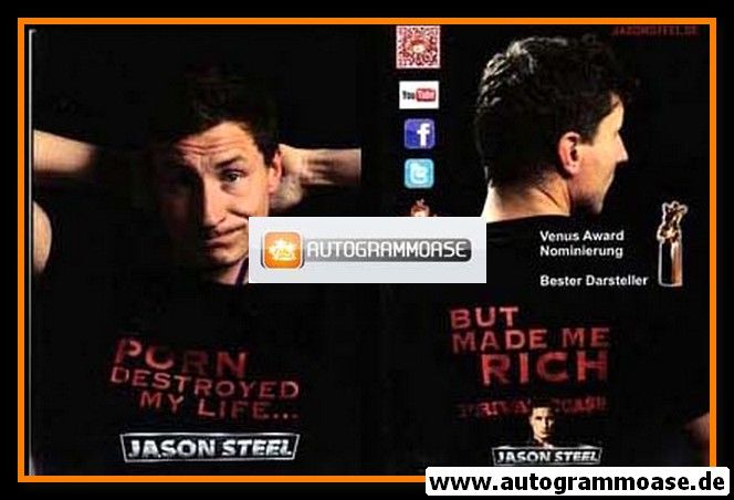 Autogramm Erotik | JASON STEEL | 2010er (Portrait Color) 2