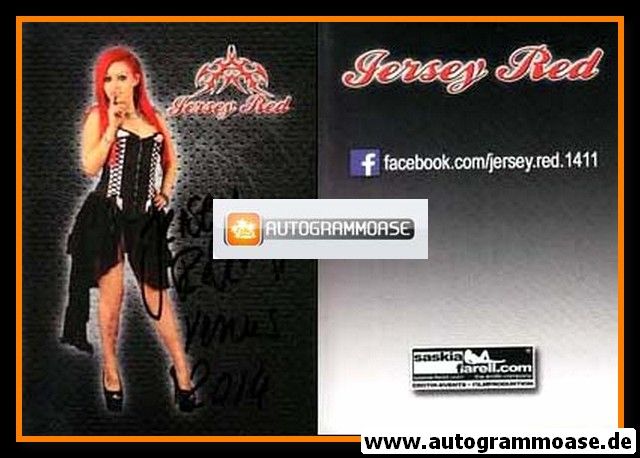 Autogramm Erotik | JERSEY RED | 2010er (Portrait Color)