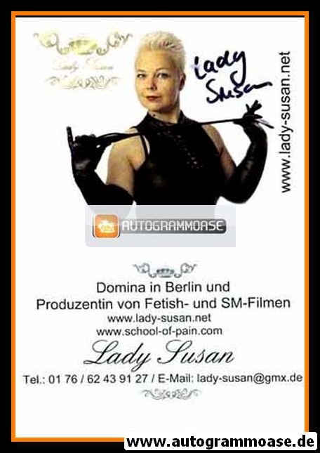 Autogramm Erotik | LADY SUSAN | 2010er (Portrait Color) 2