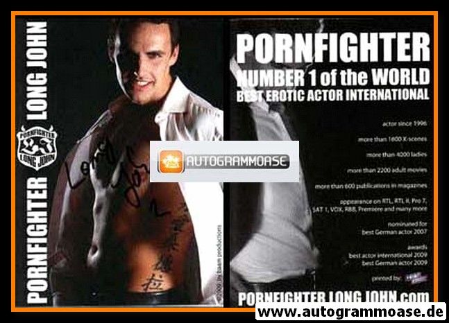 Autogramm Erotik | LONG JOHN | 2010er (Pornfighter) 2
