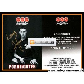 Autogramm Erotik | LONG JOHN | 2010er (Pornfighter GGG)