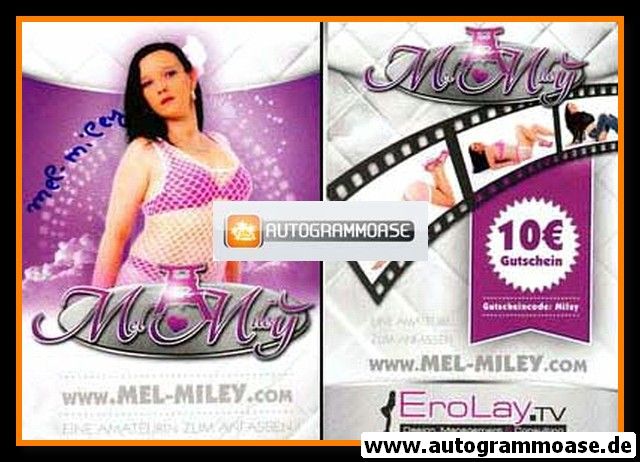 Autogramm Erotik | MEL MILEY | 2010er (Erolay)