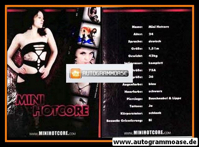 Autogramm Erotik | MINI HOTCORE | 2010er (Collage Color)