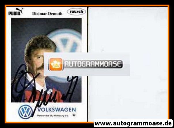 Autogramm Fussball | VfL Wolfsburg | 1996 | Dietmar DEMUTH