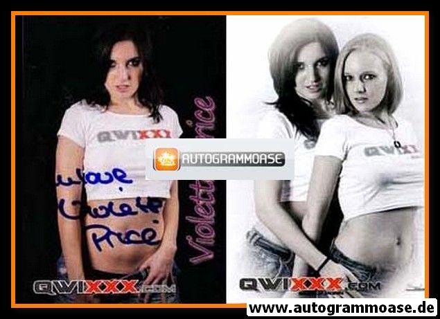 Autogramm Erotik | VIOLETTE PRICE | 2010er (Qwixxx)