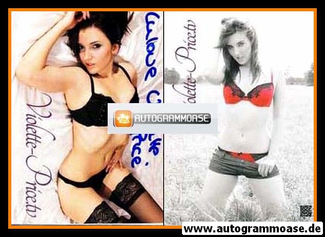 Autogramm Erotik | VIOLETTE PRICE | 2010er (Portrait Color) 1