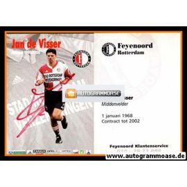 Autogramm Fussball | Feyenoord Rotterdam | 1999 | Jan DE VISSER