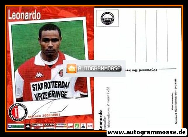 Autogramm Fussball | Feyenoord Rotterdam | 2000 | LEONARDO
