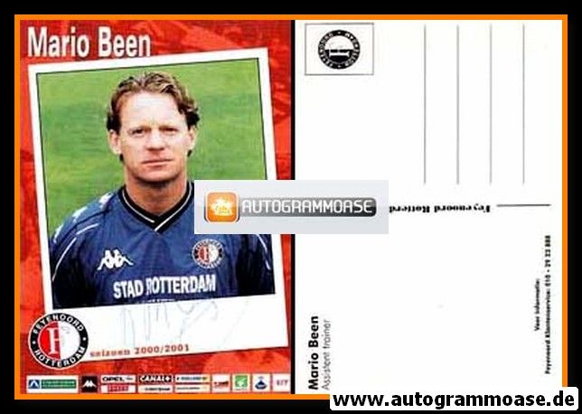 Autogramm Fussball | Feyenoord Rotterdam | 2000 | Mario BEEN