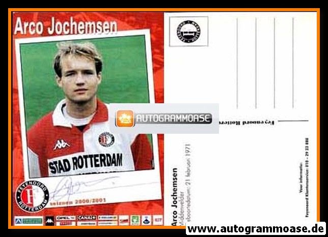Autogramm Fussball | Feyenoord Rotterdam | 2000 | Arco JOCHEMSEN