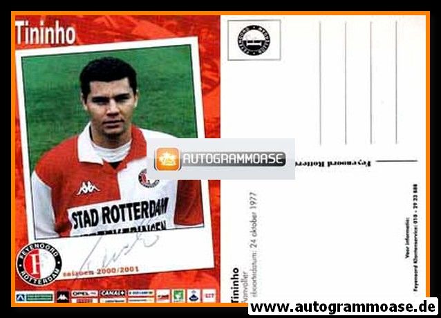Autogramm Fussball | Feyenoord Rotterdam | 2000 | TININHO