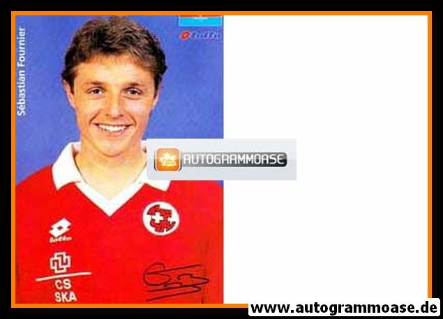 Autogramm Fussball | Schweiz | 1996 Lotto | Sebastien FOURNIER 