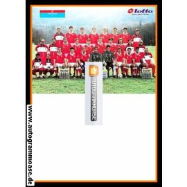 Mannschaftskarte Fussball | Schweiz | 1994 Lotto + AG Sutter