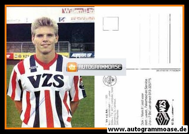 Autogrammkarte Fussball | Willem II Tilburg | 1988 | Willem VAN DER ARK