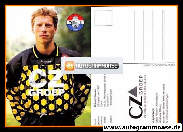 Autogrammkarte Fussball | Willem II Tilburg | 1994 | Roland JANSEN