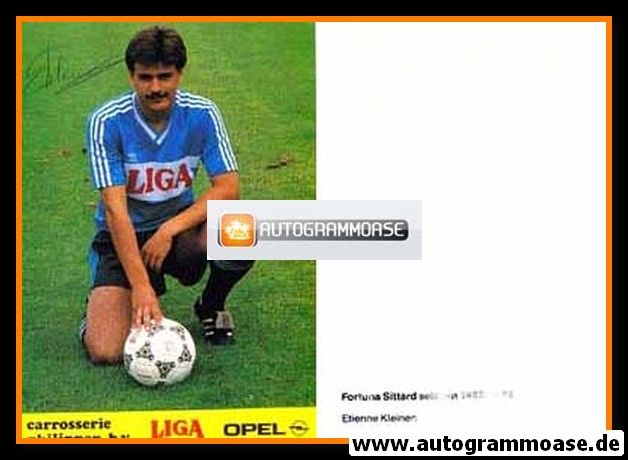 Autogrammkarte Fussball | Fortuna Sittard | 1988 | Etienne KLEINEN