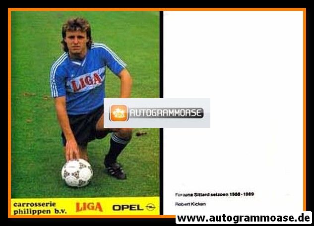 Autogrammkarte Fussball | Fortuna Sittard | 1988 | Robert KICKEN