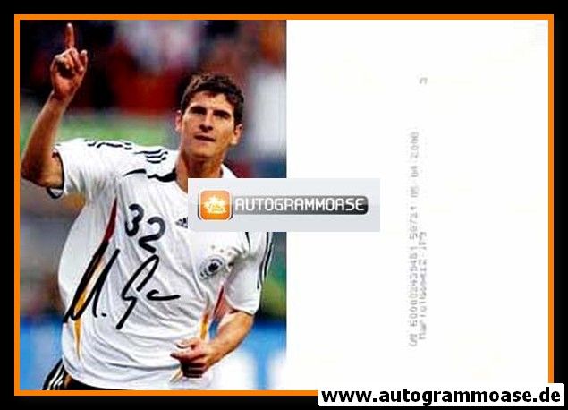 Autogramm Fussball | DFB | 2008 Foto | Mario GOMEZ (Jbelszene Color)