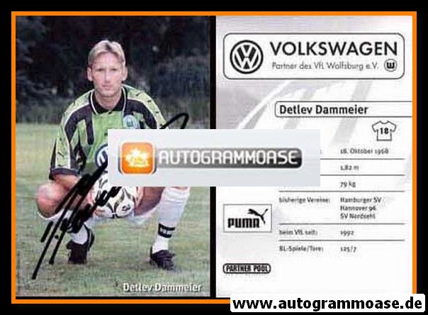 Autogramm Fussball | VfL Wolfsburg | 1998 | Detlev DAMMEIER