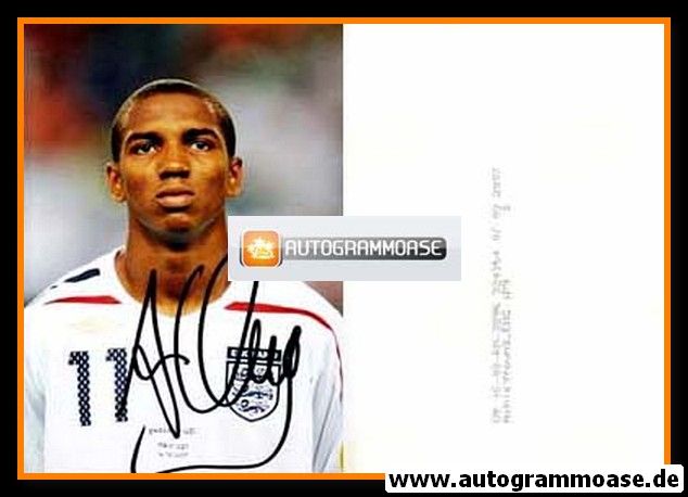 Autogramm Fussball | England U21 | 2007 Foto | Ashley YOUNG (Portrait Color)