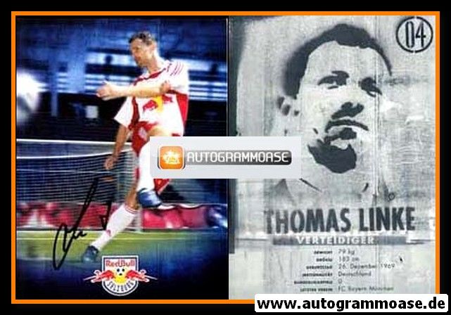 Autogramm Fussball | FC Red Bull Salzburg | 2005 | Thomas LINKE