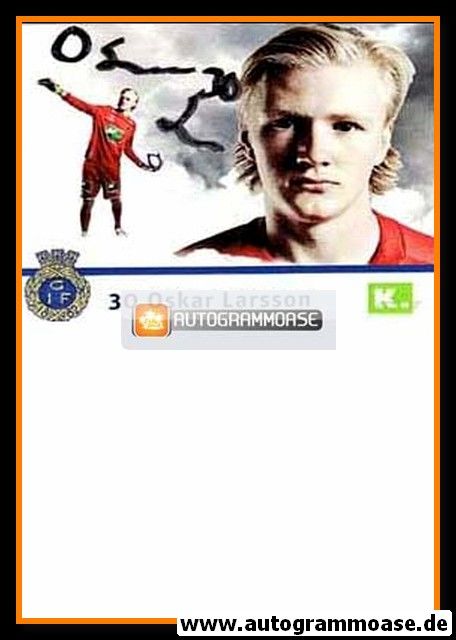 Autogramm Fussball | Gefle IF | 2012 | Oskar LARSSON