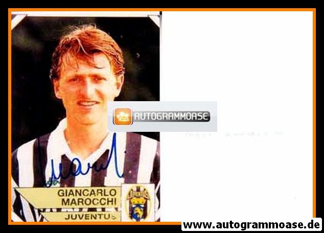 Autogramm Fussball | Juventus Turin | 1990er Foto | Giancarlo MAROCCHI (Portrait Color)