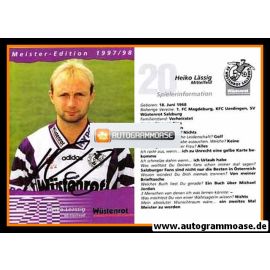 Autogramm Fussball | SV Wüstenrot Salzburg | 1997 | Heiko LAESSIG