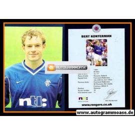 Autogramm Fussball | Glasgow Rangers | 2000 | Bert KONTERMAN