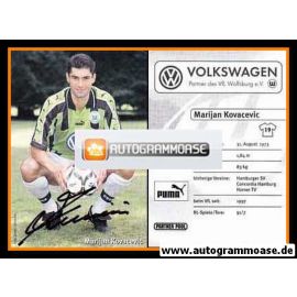 Autogramm Fussball | VfL Wolfsburg | 1998 | Marijan KOVACEVIC