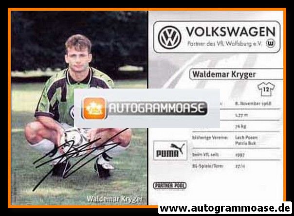 Autogramm Fussball | VfL Wolfsburg | 1998 | Waldemar KRYGER