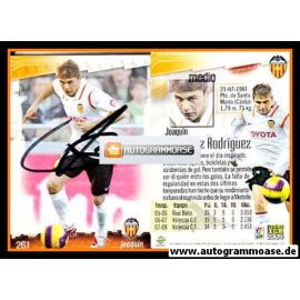 Autogramm Fussball | FC Valencia | 2008 Sabi | JOAQUIN 