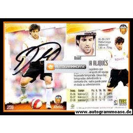 Autogramm Fussball | FC Valencia | 2008 Sabi | David ALBELDA