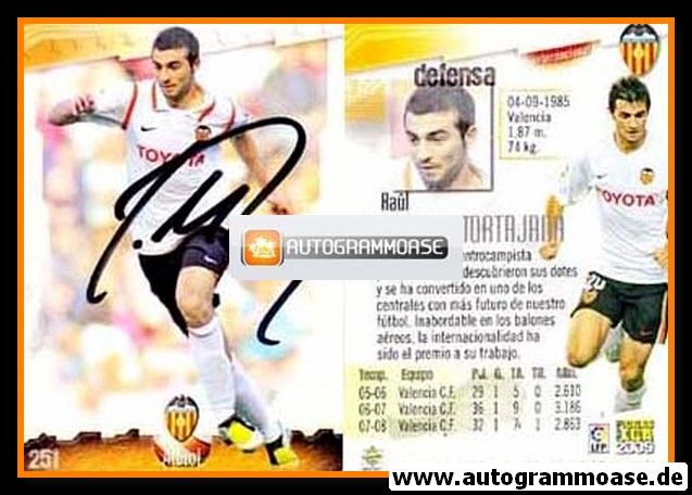 Autogramm Fussball | FC Valencia | 2008 Sabi | Raul ALBIOL